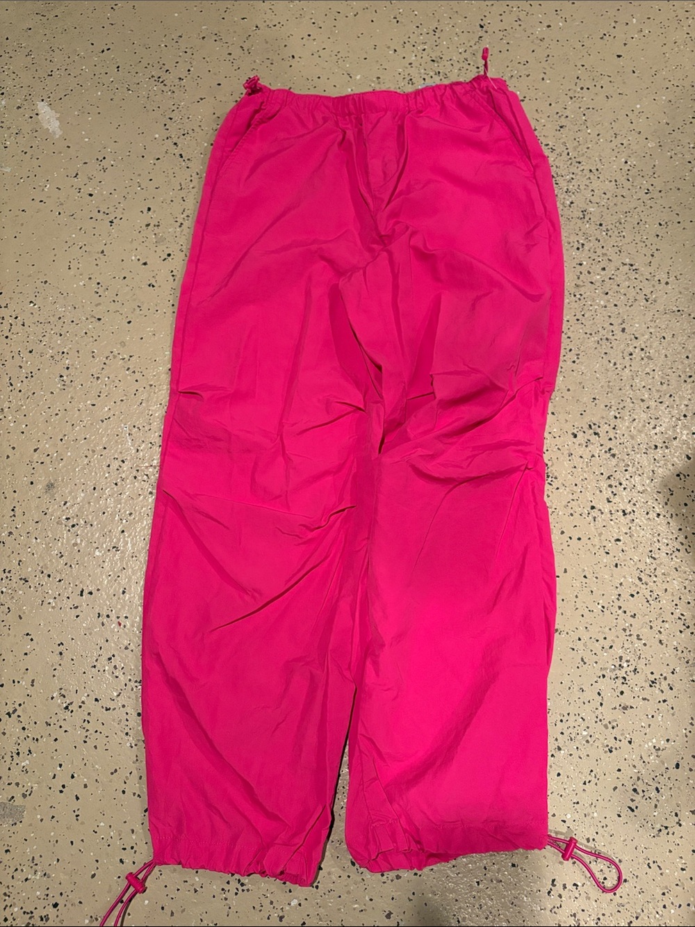 Women’s Hot Pink Drawstring Joggers